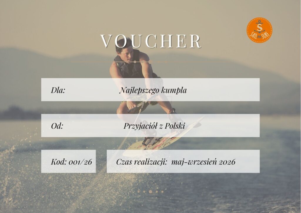 voucher holowanie na wake'u drawsko czaplinek holowanie jezioro lubie narty wake