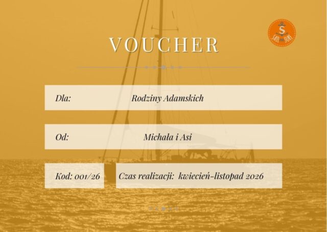 voucher rejs jachtem żaglowym czaplinek rejs ze sternikiem drawsko rejs zaglowka czaplinek