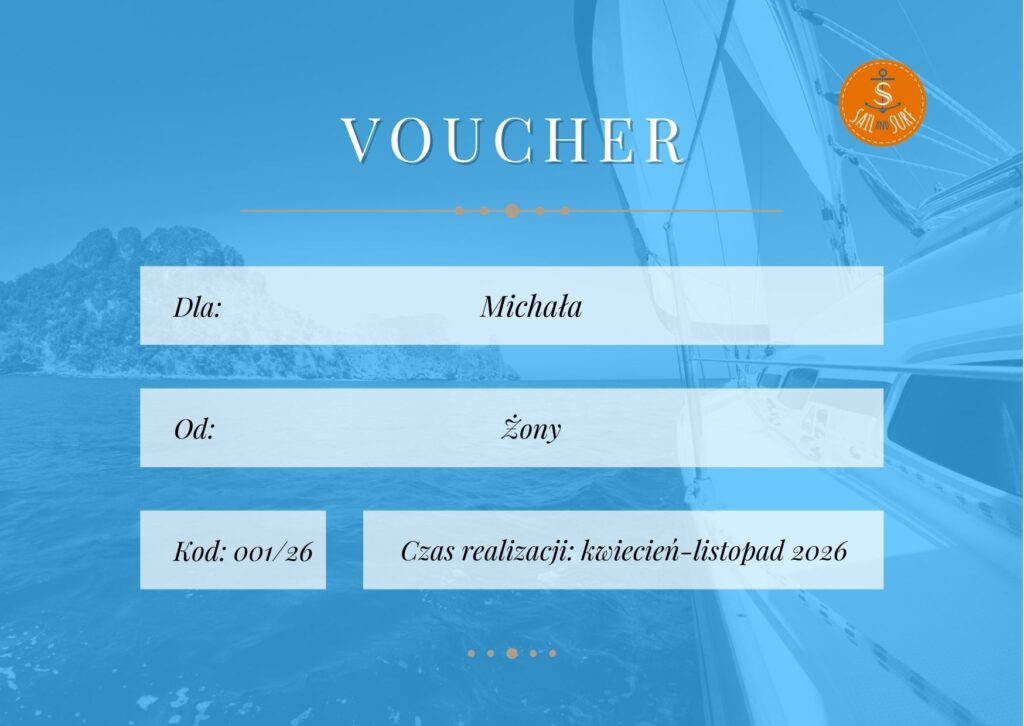 voucher Żeglarz jachtowy 2026 kurs żeglarz jachtowy zachodniopomorskie paten żeglarz